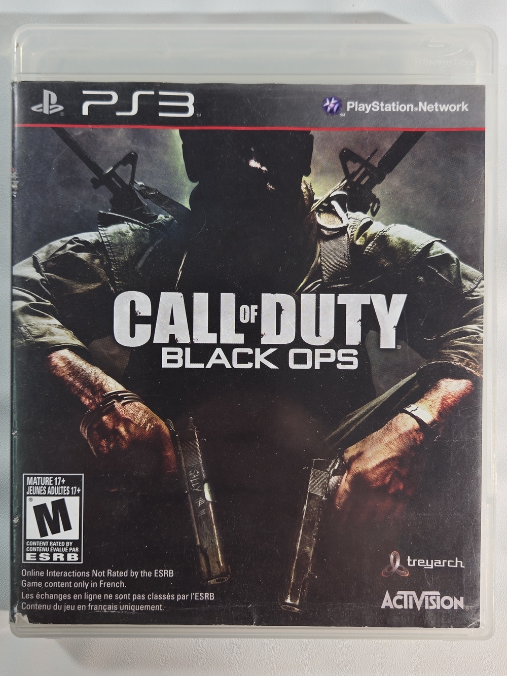 Sony PS3 Call of Duty: Black Ops — Black/Olive Cover Art
